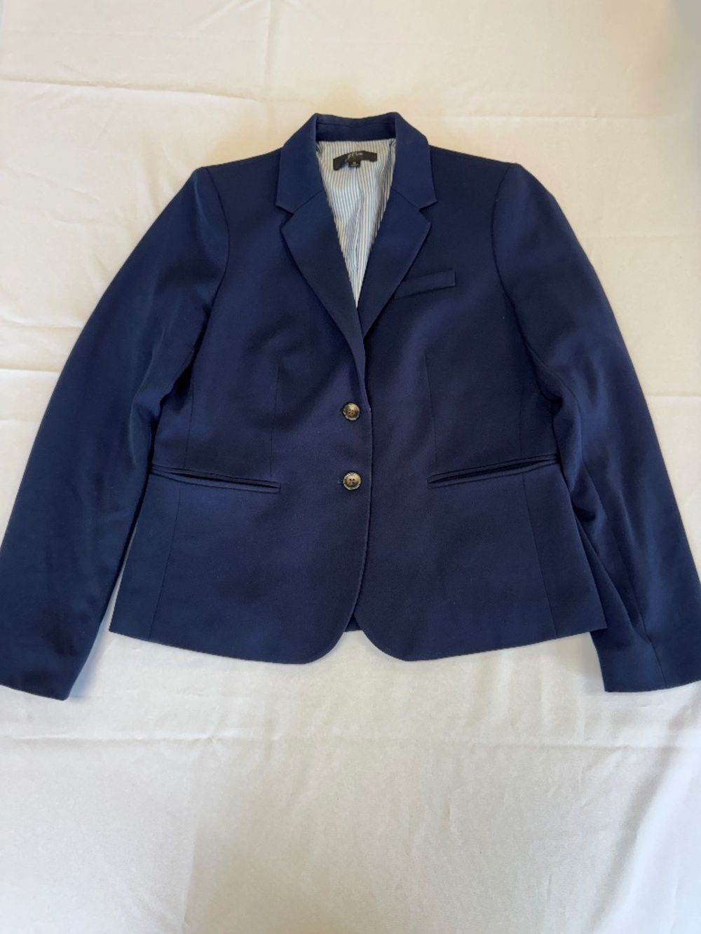 J. Crew Schoolboy Classic Preppy Blazer Navy Size M - Picture 2 of 16